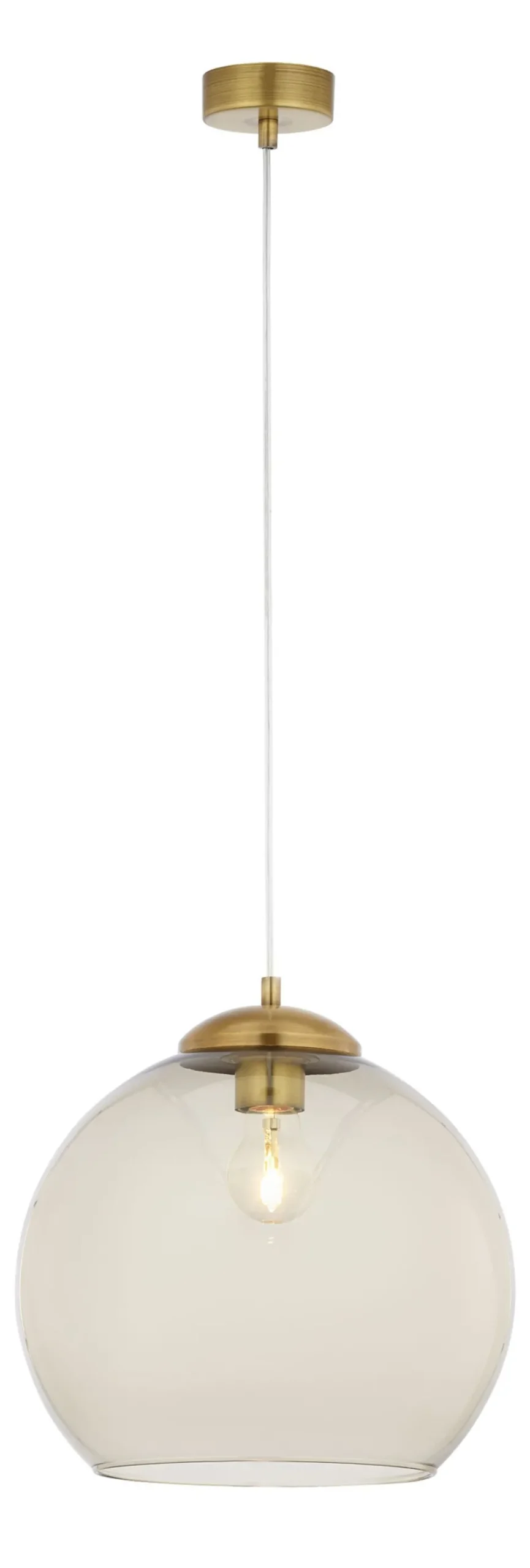 Kugellampen|Retro Lampen*Jupiter Retro Hängelampe Metall Glas E27 elegant BIDINA