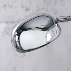 Invicta Interior Retro Lampe Designerleuchte 200cm flexibel Silber< Kugellampen|Retro Lampen