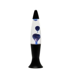 Easylight Retro Lavalampe Blau Schwarz 40cm G9 elegant ROXY< Retro Lampen|Lavalampen