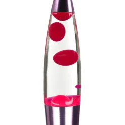 Easylight Retro Lavalampe Pink klar H:36cm Ø9cm Timmy< Retro Lampen|Lavalampen