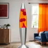 Easylight Retro Lavalampe Rot Orange Kabelschalter G9 TIMMY< Retro Lampen|Lavalampen