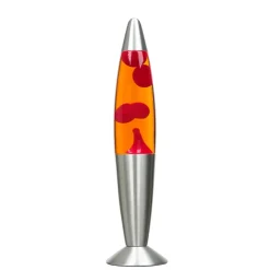 Easylight Retro Lavalampe Rot Orange Kabelschalter G9 TIMMY< Retro Lampen|Lavalampen