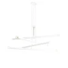 ALDEX Retro Pendelleuchte Metall E14 100 cm länglich in Weiß< Bürolampen|Retro Lampen