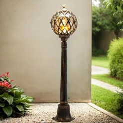 Easylight Retro Wegeleuchte Außen in Schwarz Kupfer KAIRO< Rustikale Lampen|Vintage Lampen