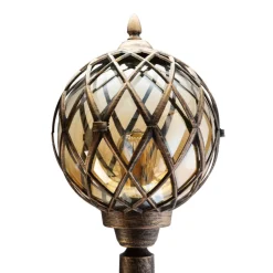 Easylight Retro Wegeleuchte Außen in Schwarz Kupfer KAIRO< Rustikale Lampen|Vintage Lampen