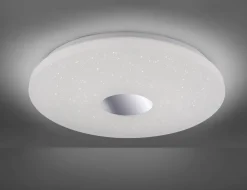 Flurlampen|Bürolampen*Just Light Romantische LED Deckenlampe Sternenhimmel IP44 in Chrom