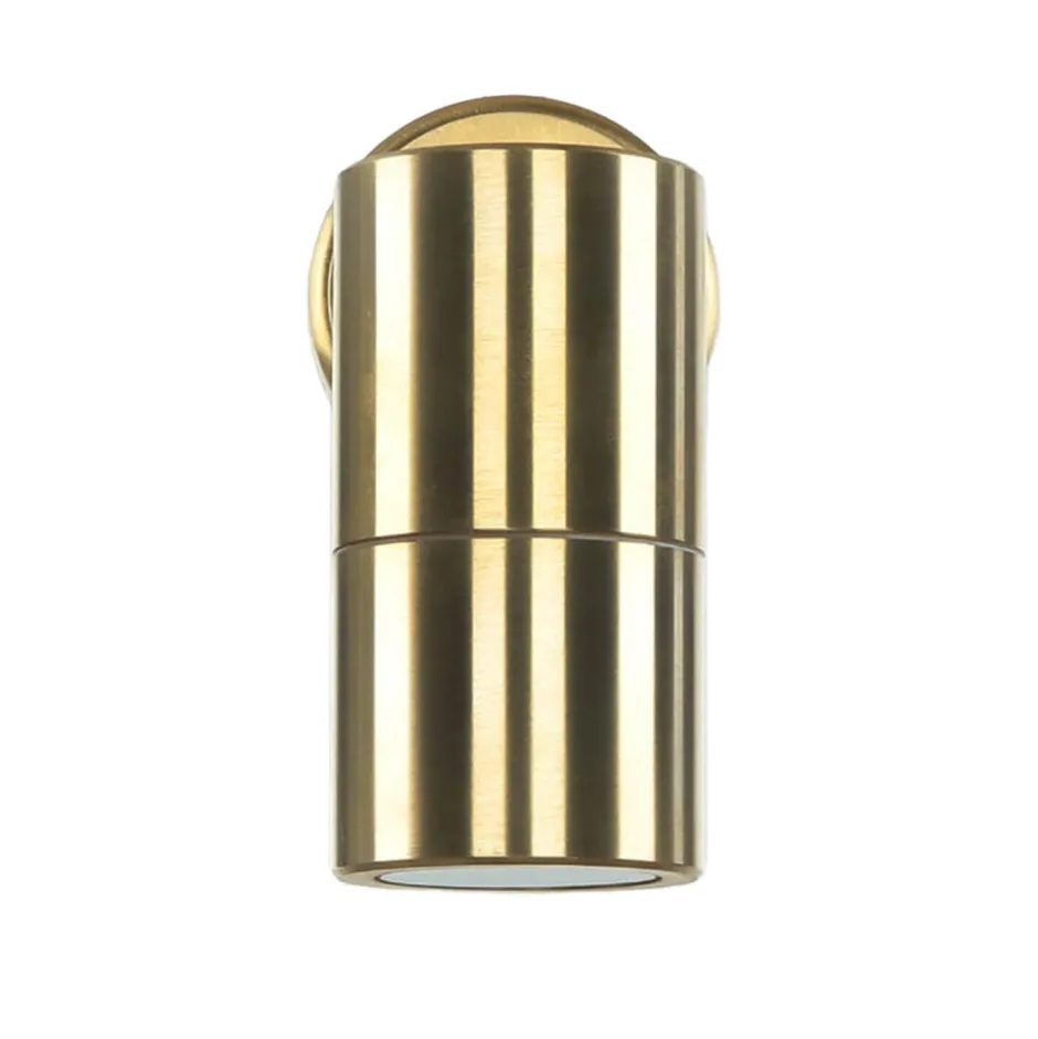 Außenwandleuchten|Moderne Lampen*Lido Rostfreie Wandleuchte Messing IP54 GU10 PHILIPOS