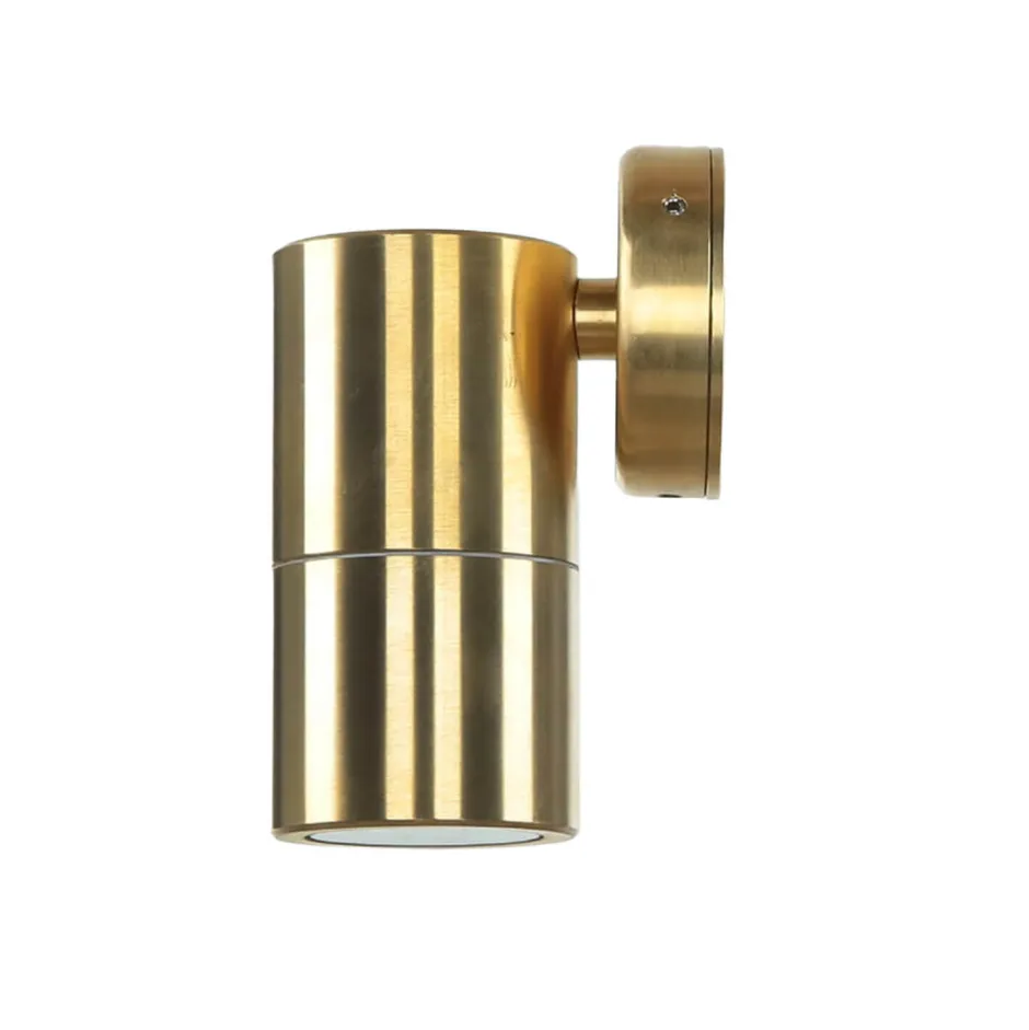 Außenwandleuchten|Moderne Lampen*Lido Rostfreie Wandleuchte Messing IP54 GU10 PHILIPOS