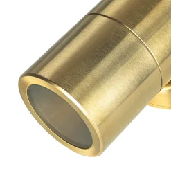 Außenwandleuchten|Moderne Lampen*Lido Rostfreie Wandleuchte Messing IP54 GU10 PHILIPOS