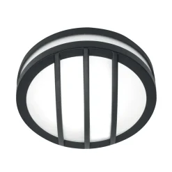 Elstead Runde Außenleuchte IP54 wetterfest Ø26cm klein< Außenwandleuchten|Moderne Außenleuchten