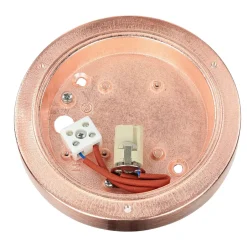 Lido Runde Außenleuchte Kupfer aus Messing G9 Ø14cm< Rustikale Lampen|Metall Lampen