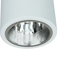 Bauhaus Lampen|Moderne Lampen*Luminex Runde Bauhaus Deckenleuchte Deckenlampe für die Küche in Weiß