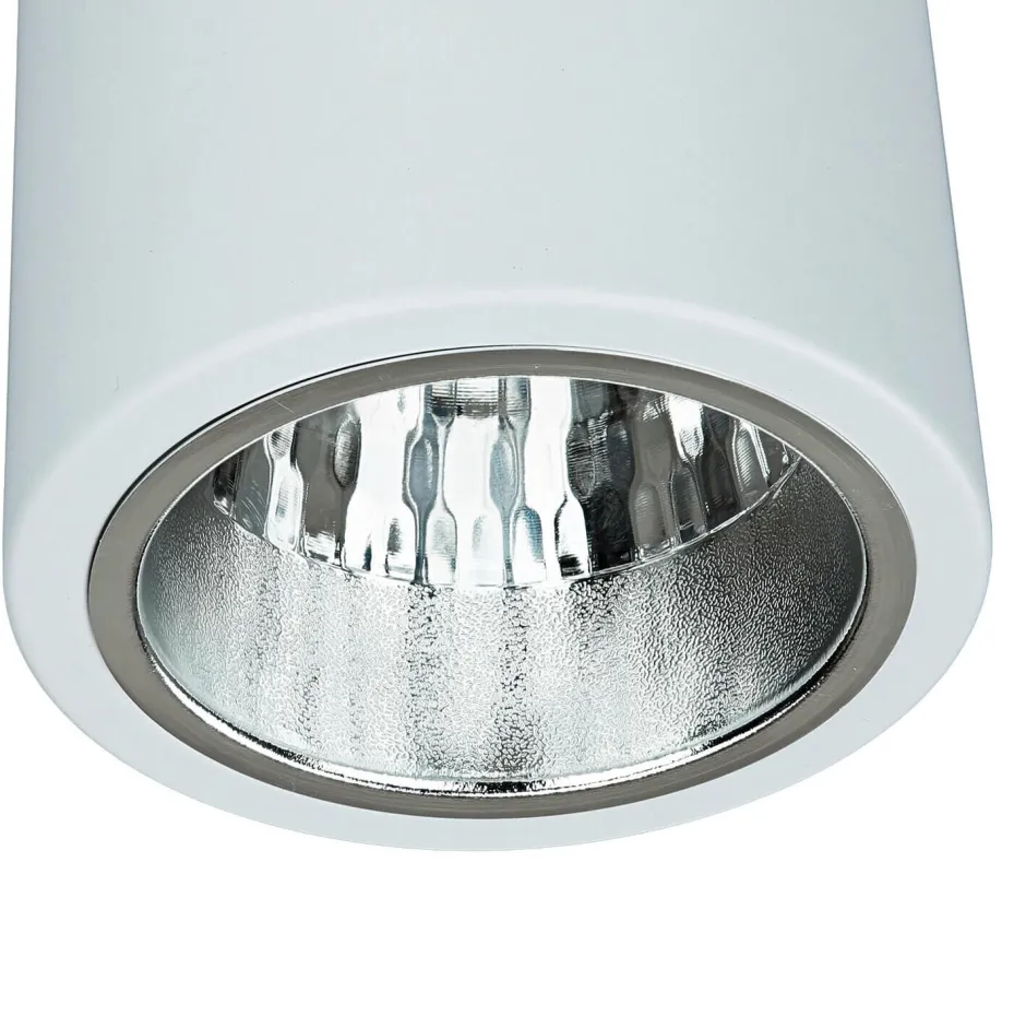 Bauhaus Lampen|Moderne Lampen*Luminex Runde Bauhaus Deckenleuchte Deckenlampe für die Küche in Weiß