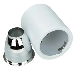 Bauhaus Lampen|Moderne Lampen*Luminex Runde Bauhaus Deckenleuchte Deckenlampe für die Küche in Weiß