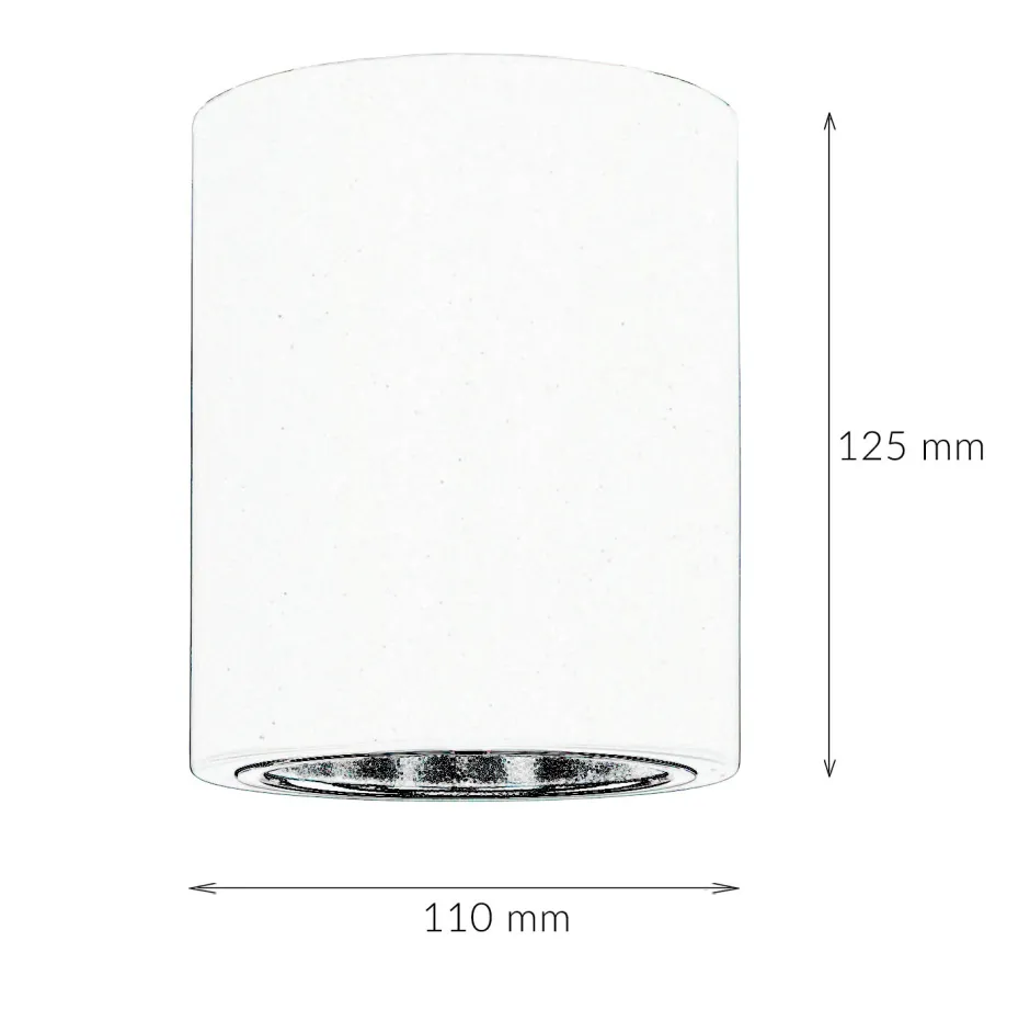 Bauhaus Lampen|Moderne Lampen*Luminex Runde Bauhaus Deckenleuchte Deckenlampe für die Küche in Weiß