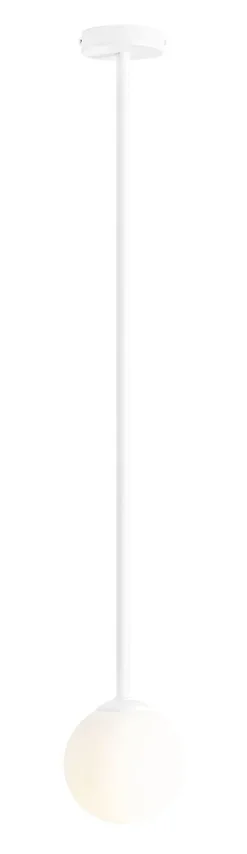 Deckenleuchten|Badezimmer Lampe*ALDEX Runde Deckenlampe blendarm Glaskugel Weiß E14 H:92 cm