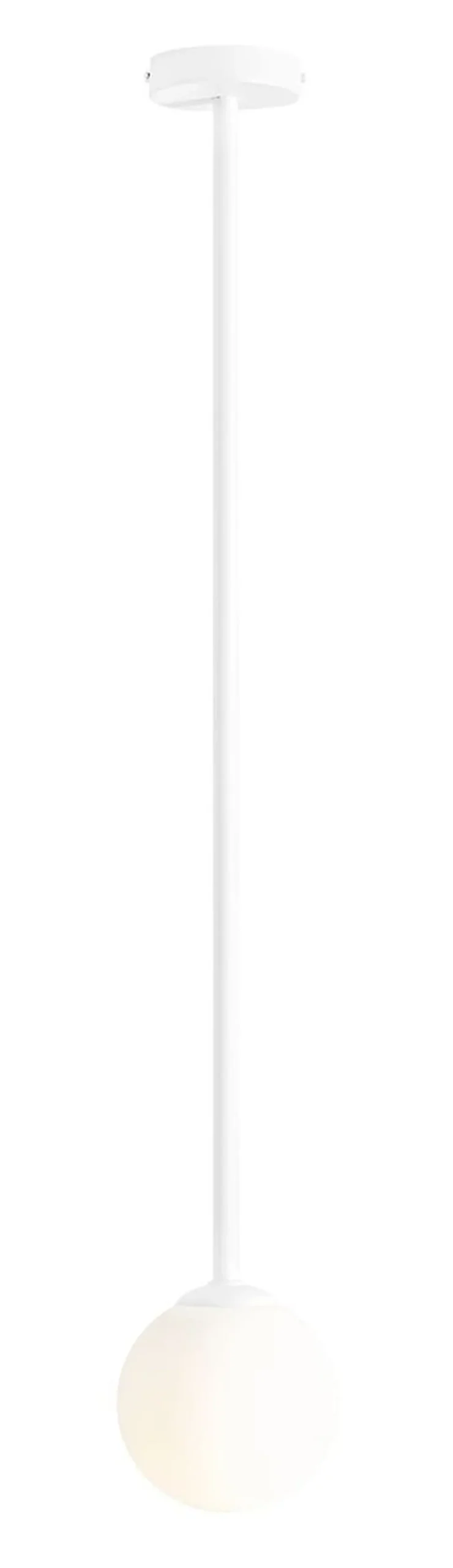 Deckenleuchten|Badezimmer Lampe*ALDEX Runde Deckenlampe blendarm Glaskugel Weiß E14 H:92 cm