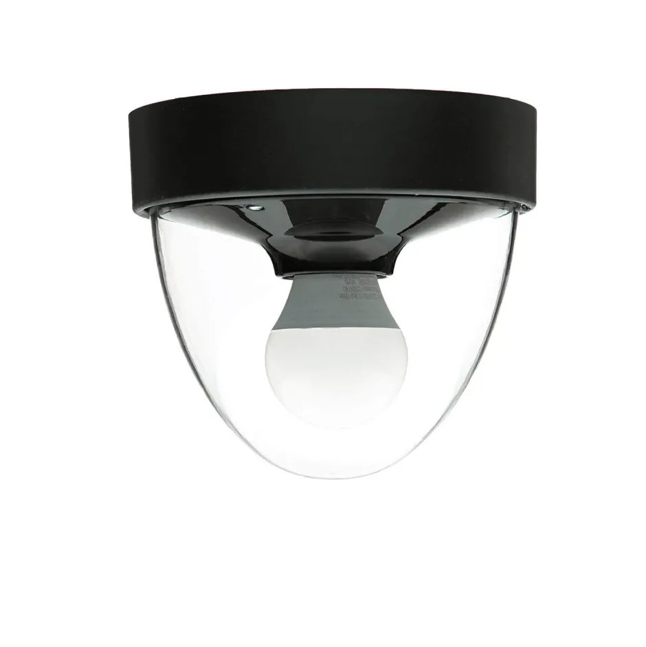 Nowodvorski Runde Deckenlampe Schwarz Ø18cm klein IP44 Modern MAIRA< Moderne Lampen|Feuchtraumleuchten
