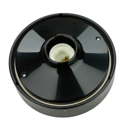 Nowodvorski Runde Deckenlampe Schwarz Ø18cm klein IP44 Modern MAIRA< Moderne Lampen|Feuchtraumleuchten