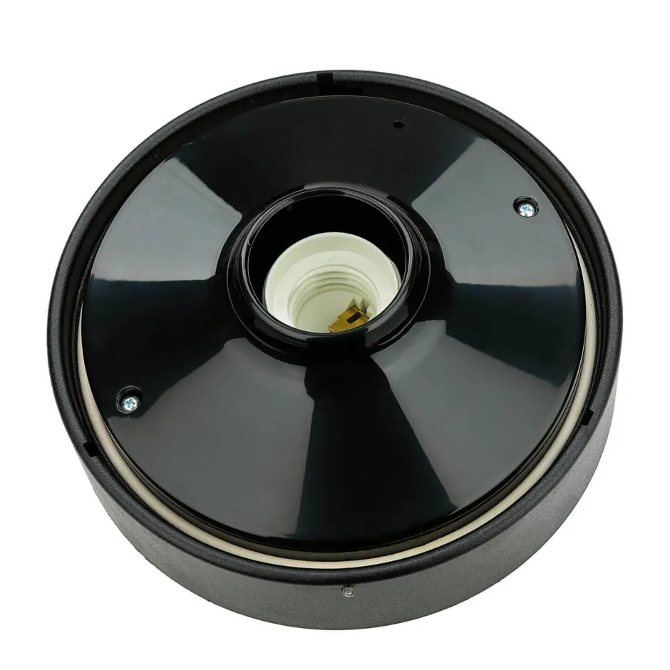 Nowodvorski Runde Deckenlampe Schwarz Ø18cm klein IP44 Modern MAIRA< Moderne Lampen|Feuchtraumleuchten