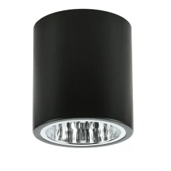 Bauhaus Lampen|Moderne Lampen*Luminex Runde Deckenleuchte E27 DOWNLIGHT ROUND in Schwarz
