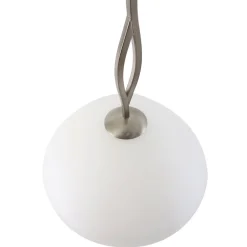 Hängelampen|Bürolampen*Steinhauer Runde Hängelampe Glas Metall Ø45 cm E27 gemütlich