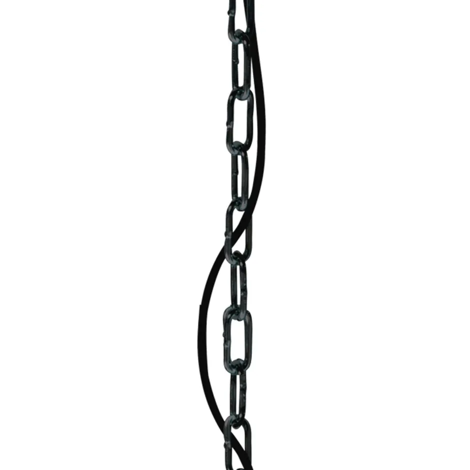 Steinhauer Runde Hängelampe Metall in Schwarz Gold 50 cm Modern< Hängelampen|Bürolampen