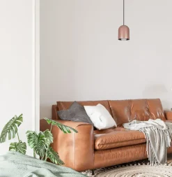 Belis Runde Hängelampe Schwarz Cappuccino E27 Ø11 cm Loft< Hängelampen|Bürolampen