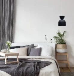 Belis Runde Hängelampe Schwarz Metall E27 Ø17 cm Zeitlos< Hängelampen|Bürolampen