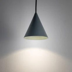 Nowodvorski Runde Hängeleuchte Umbra Blau Ø11 cm GU10 Metall Kegel< Hängelampen|Bürolampen