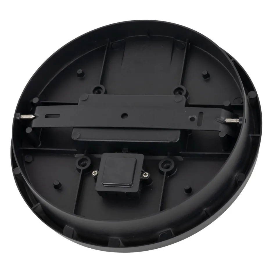 Metall Lampen|Feuchtraumleuchten*TK Lighting Runde LED Außenwandleuchte IP54 Aluminium Schwarz 18 W