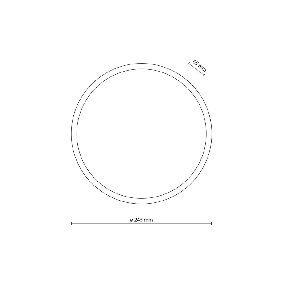 Metall Lampen|Feuchtraumleuchten*TK Lighting Runde LED Außenwandleuchte IP54 Aluminium Schwarz 18 W