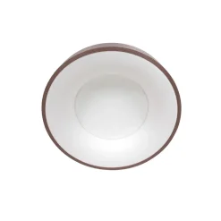 Steinhauer Runde LED Deckenlampe in Bronze Weiß Ø30 cm stilvoll< Deckenleuchten|Led Lampen