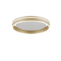 Deckenleuchten|Flurlampen*Paul Neuhaus Runde LED Deckenleuchte in Messing Ø40 cm 27 W dimmbar