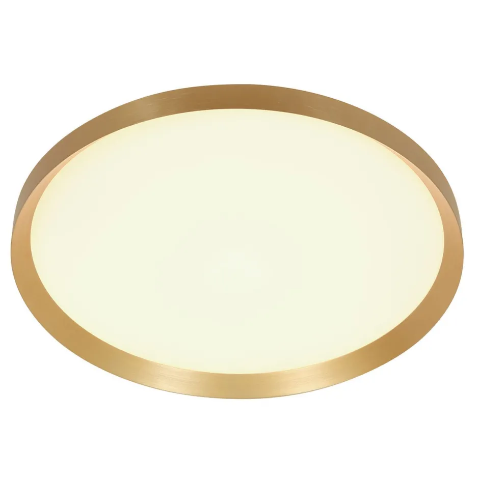 Steinhauer Runde LED Deckenleuchte in Gold Weiß 2700 K Ø50 cm< Deckenleuchten|Led Lampen