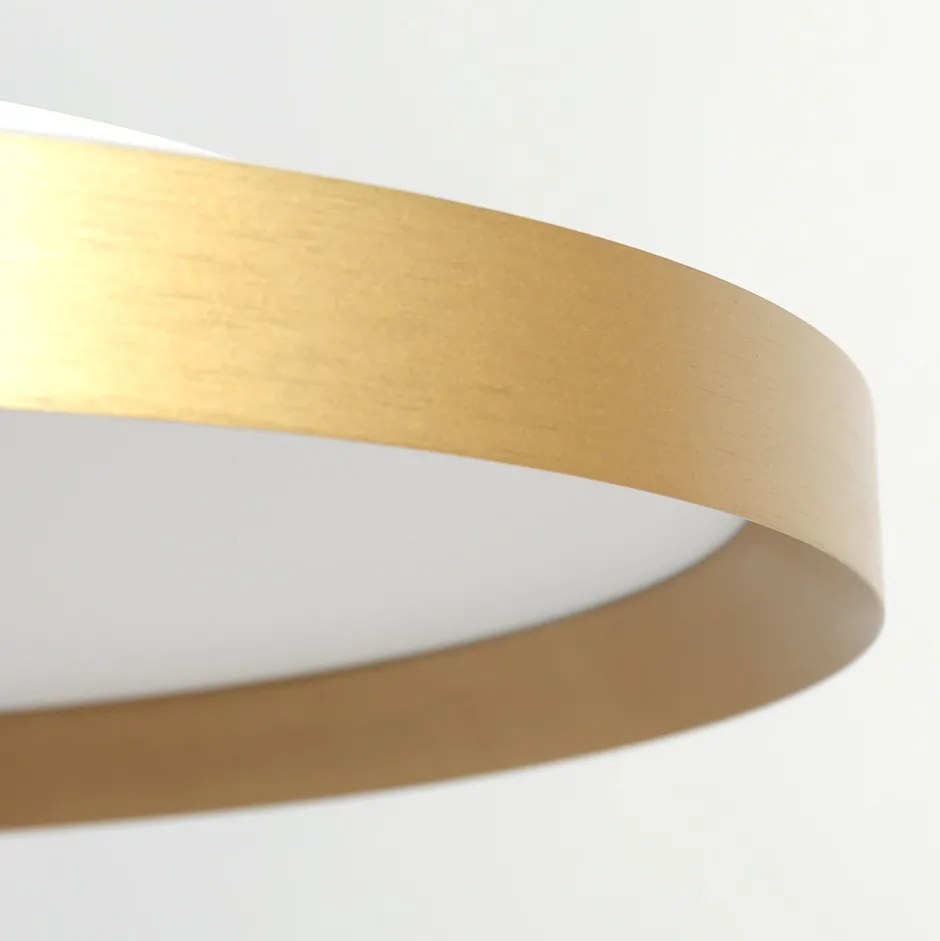 Steinhauer Runde LED Deckenleuchte in Gold Weiß 2700 K Ø50 cm< Deckenleuchten|Led Lampen