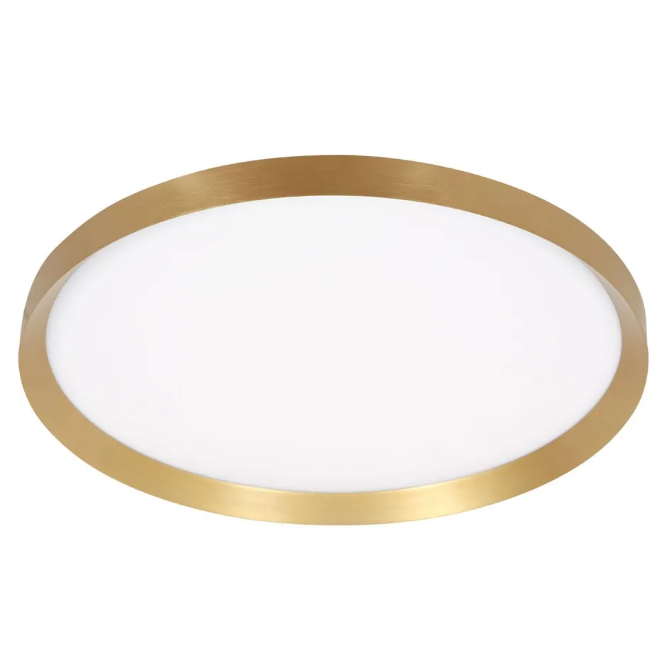 Steinhauer Runde LED Deckenleuchte in Gold Weiß 2700 K Ø50 cm< Deckenleuchten|Led Lampen