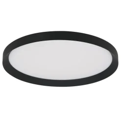 Deckenleuchten|Led Lampen*Steinhauer Runde LED Deckenleuchte Schwarz Weiß 2700 K Ø50 cm