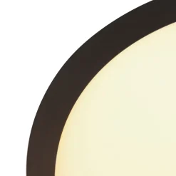 Deckenleuchten|Led Lampen*Steinhauer Runde LED Deckenleuchte Schwarz Weiß 2700 K Ø50 cm