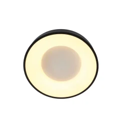 Deckenleuchten|Led Lampen*Steinhauer Runde LED Deckenleuchte Schwarz Weiß Ø38 cm 30 W 2700 K
