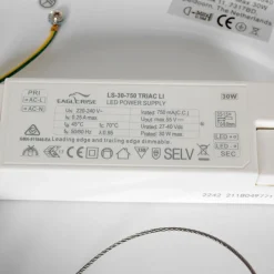 Deckenleuchten|Led Lampen*Steinhauer Runde LED Deckenleuchte Schwarz Weiß Ø38 cm 30 W 2700 K