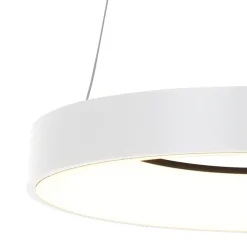 Hängelampen|Led Lampen*Steinhauer Runde LED Hängelampe Weiß Ø48 cm 2700 K 30 W wohnlich