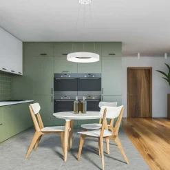 Hängelampen|Led Lampen*Steinhauer Runde LED Hängelampe Weiß Ø48 cm 2700 K 30 W wohnlich