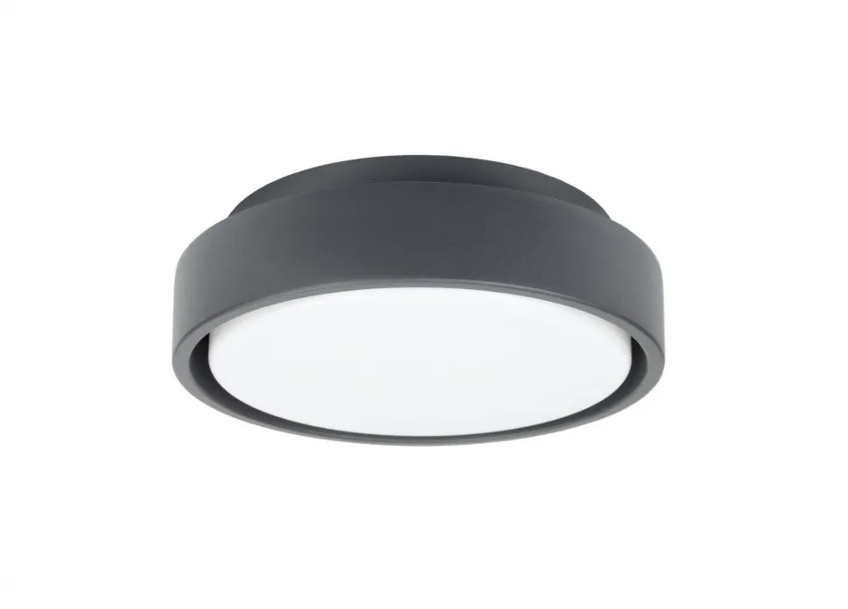 Led Außenleuchten|Metall Lampen*SU-MA Runde LED Wandleuchte Aluminium IP65 18 W 4000 K Ø20 cm