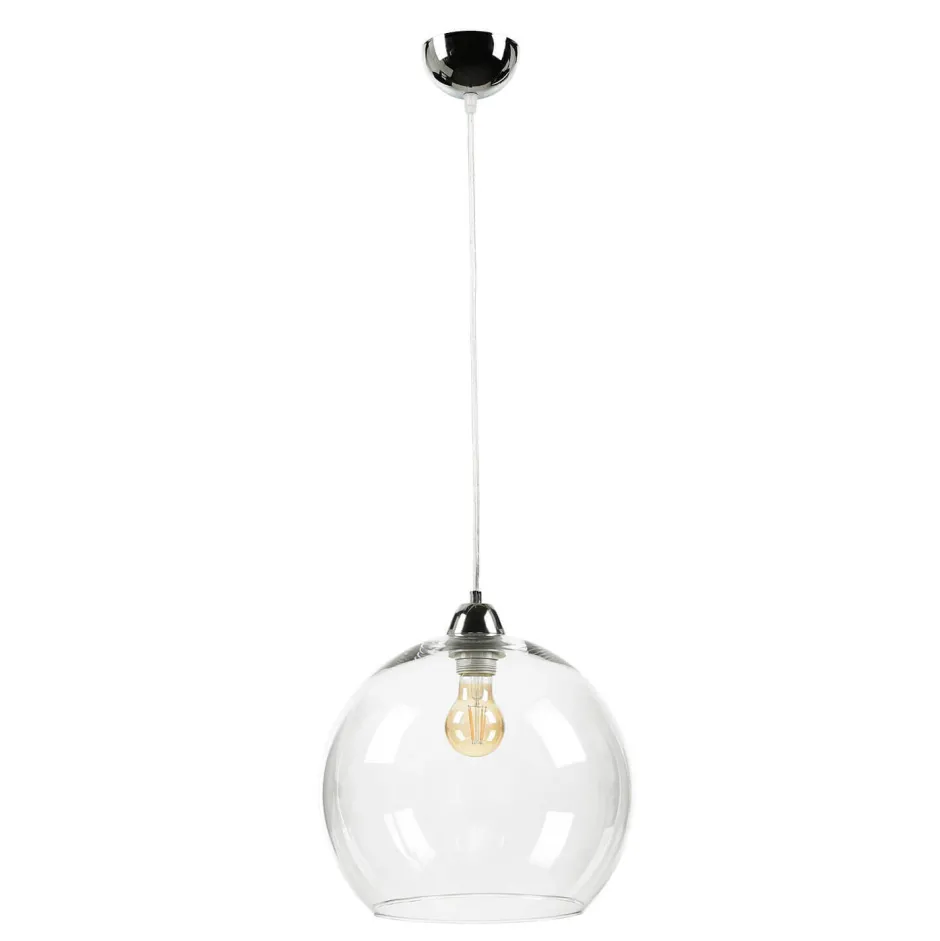 Sollux Runde Pendelleuchte Kugel Schirm Glas E27 BILBAO< Hängelampen|Esszimmer Lampen