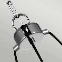 Elstead Runde Pendelleuchte Metall Glas Ø 47,9 cm Chrom 3-flammig E27< Hängelampen|Bürolampen