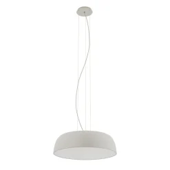 Nowodvorski Runde Pendelleuchte Metall Seidengrau Weiß E27 Ø58 cm< Hängelampen|Bürolampen