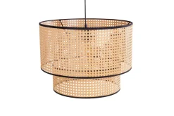 Invicta Interior Runde Pendelleuchte Metall Ø45 cm E27 Wiener Geflecht< Hängelampen|Bürolampen