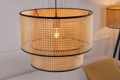 Invicta Interior Runde Pendelleuchte Metall Ø45 cm E27 Wiener Geflecht< Hängelampen|Bürolampen