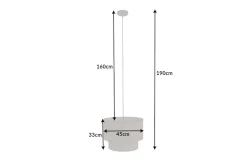 Invicta Interior Runde Pendelleuchte Metall Ø45 cm E27 Wiener Geflecht< Hängelampen|Bürolampen